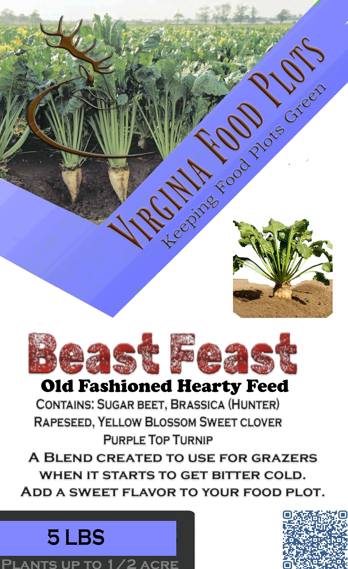 New seed Alert! **Beast Feast** - Virginia Food Plots | Food Plot Seed