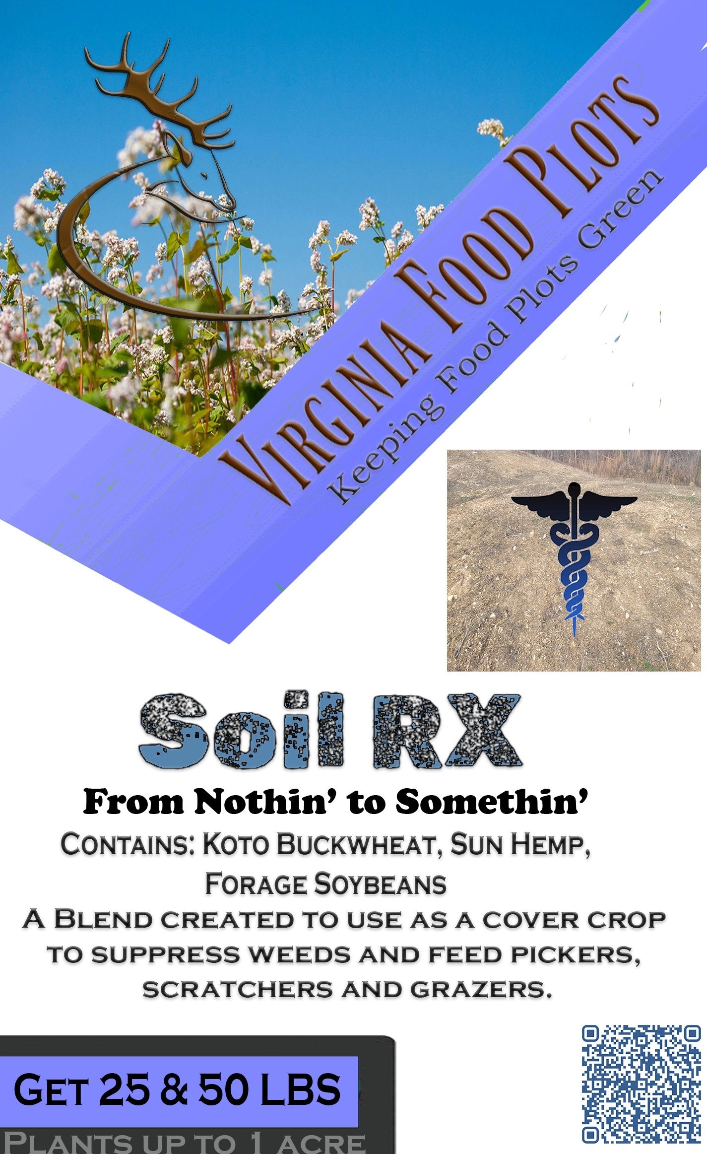 New test seed Alert! **Soil RX** - Virginia Food Plots | Food Plot Seed