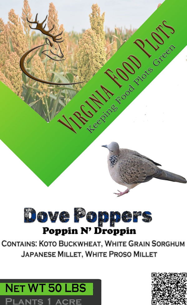 Dove Poppers Food Plot Seed Mix Virginia Food Plots