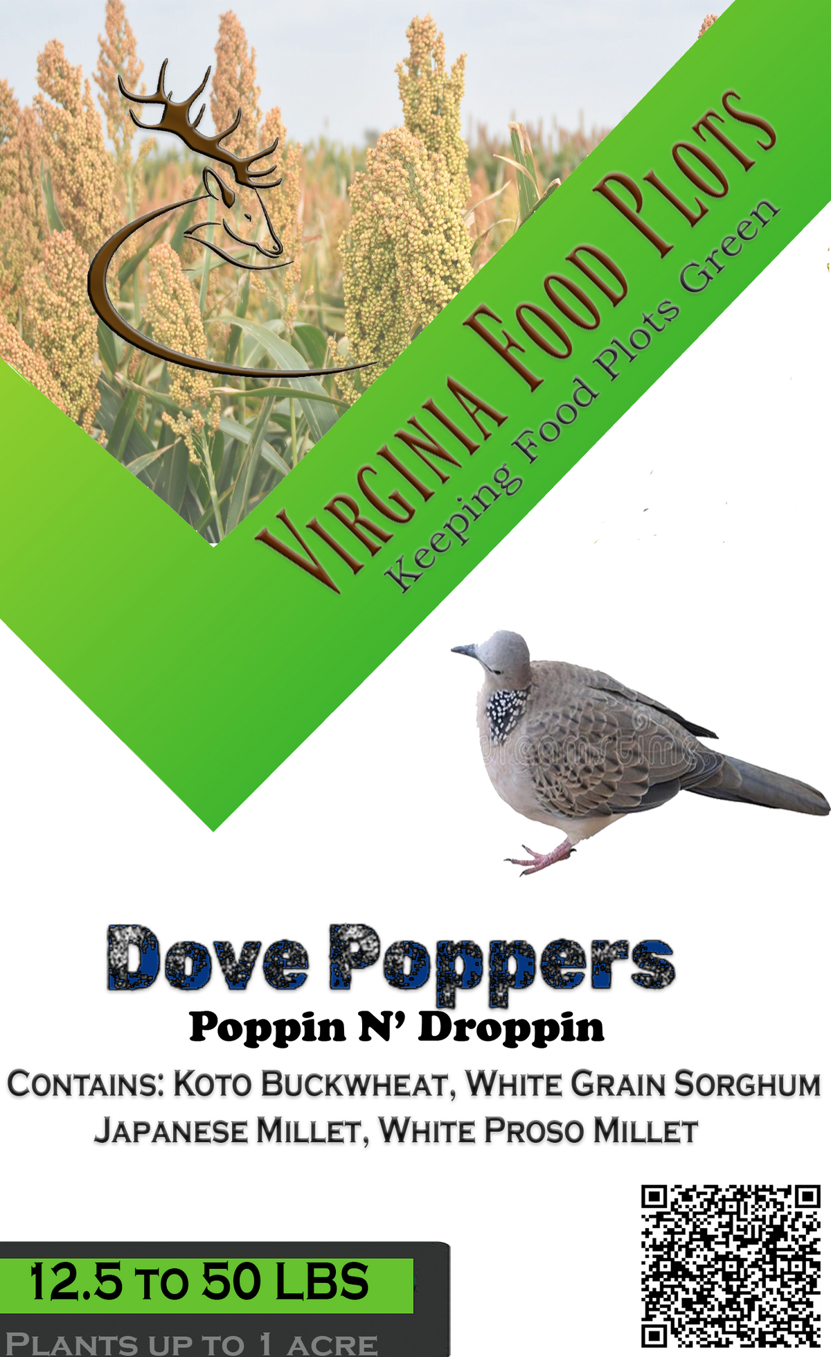 Dove Poppers Food Plot Seed Mix