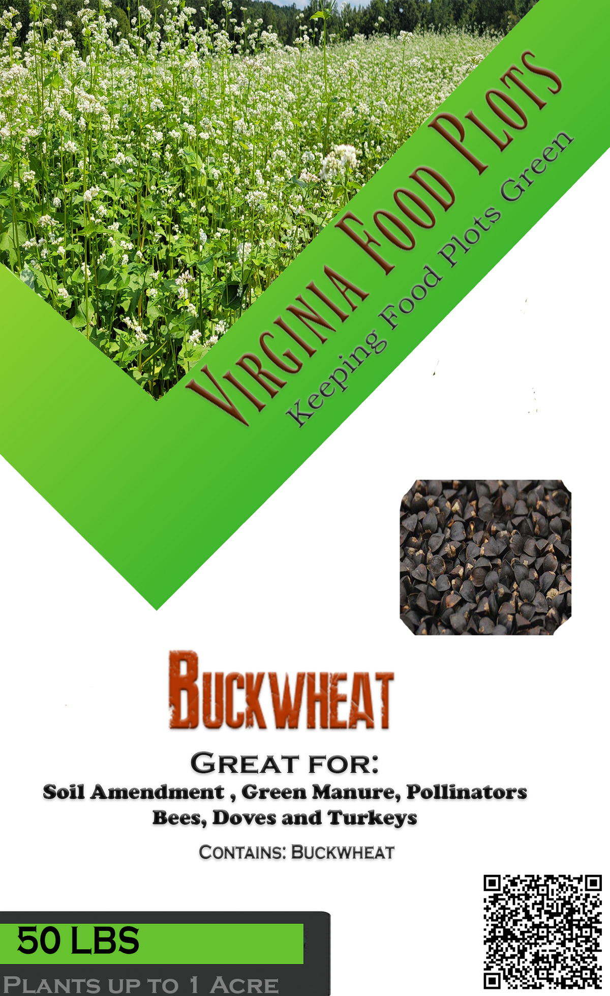 Koto Buckwheat Food Plot and Pollinator Seed