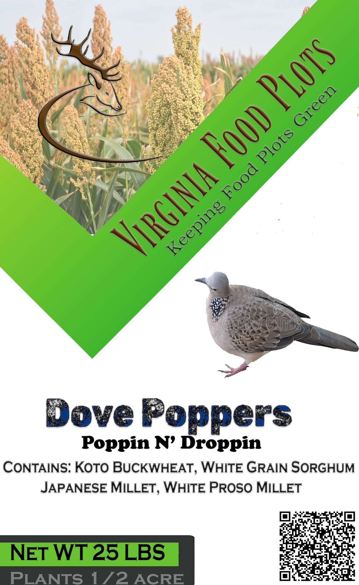 Dove Poppers Food Plot Seed Mix - Virginia Food Plots | Keeping Food Plots Green