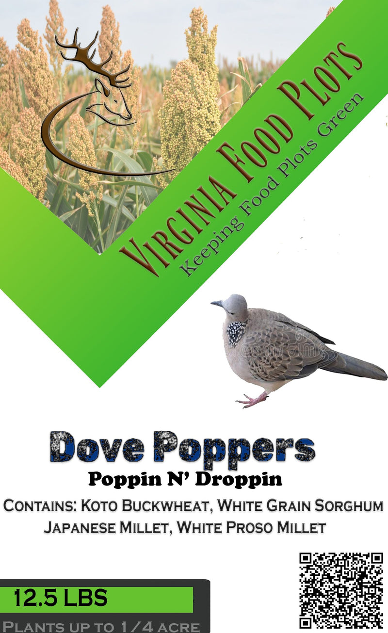 Dove Poppers Food Plot Seed Mix Virginia Food Plots