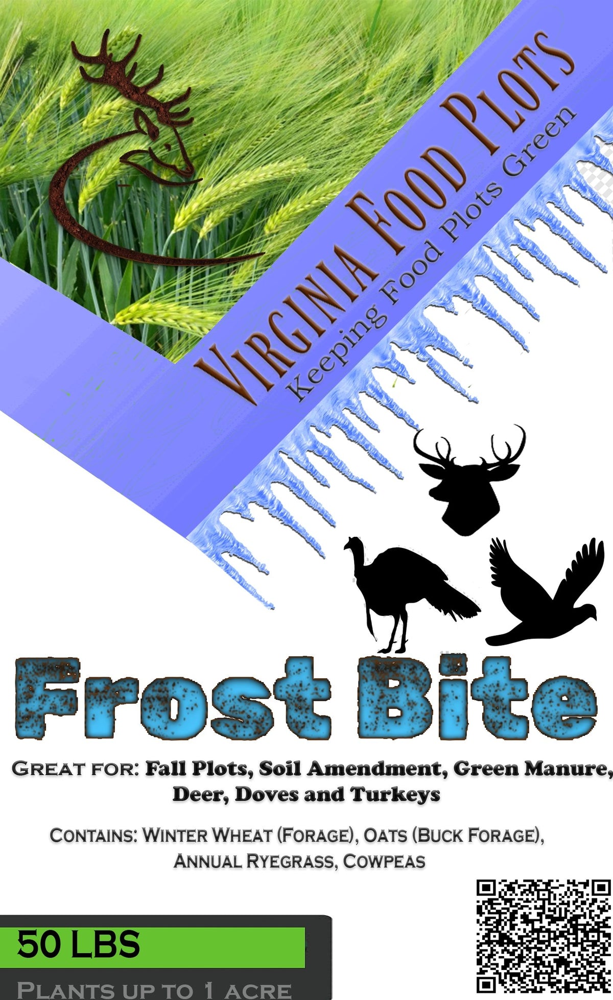 Frost Bite Food Plot Seed Mix - Virginia Food Plots | Keeping Food Plots Green